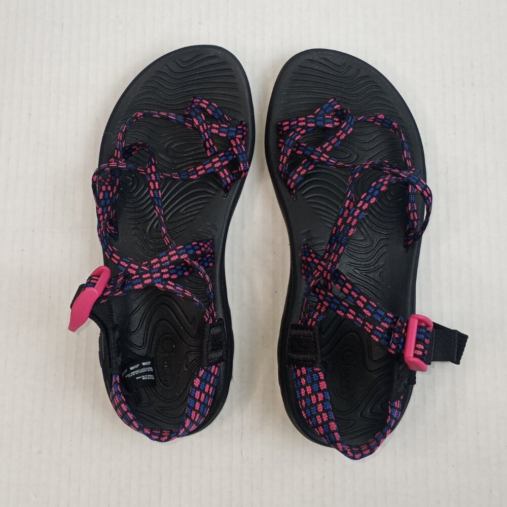 Chaco Z/Volx X2 Blue Pink Strappy Sandals - Picture 2 of 5